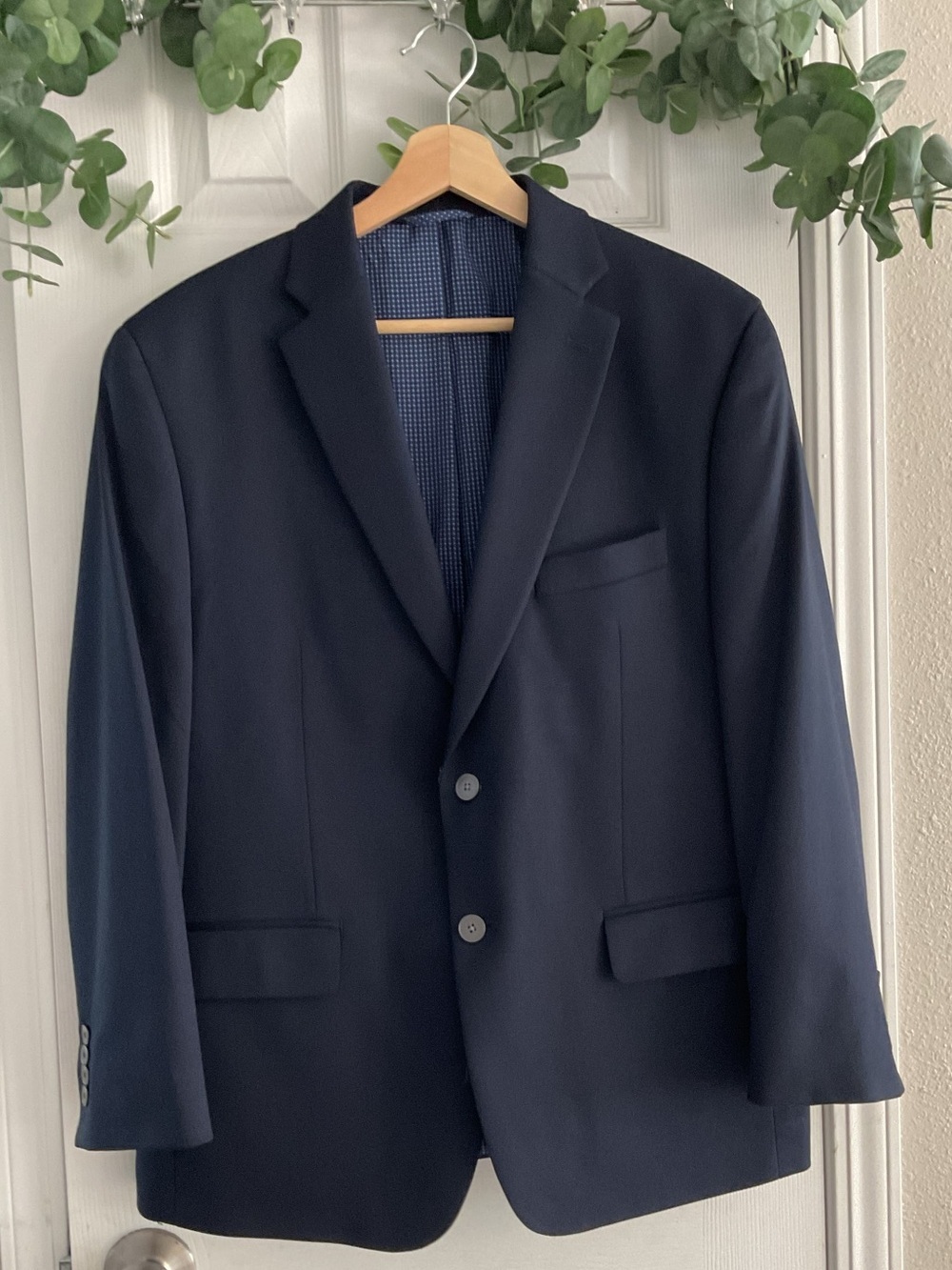 Michael Kors Men's Dark Navy Two-Button Sport Coat